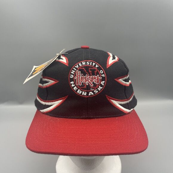 Vintage University Of Nebraska Huskers Snapback Hat By Drew
